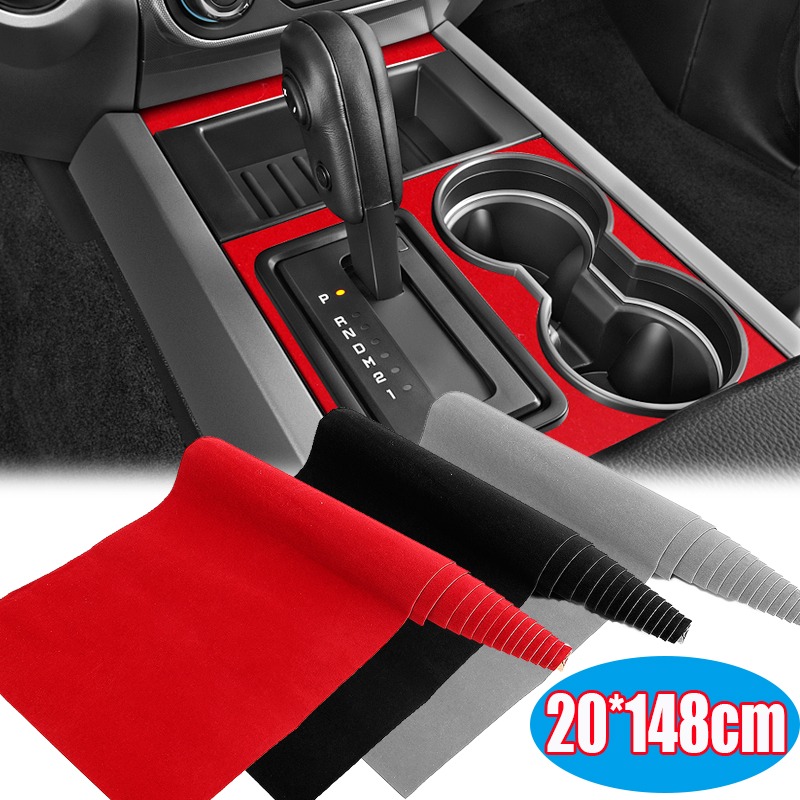 Velvet Ribbon Roll - 20*148cm Soft Velvet Fabric Self-Adhesive Car