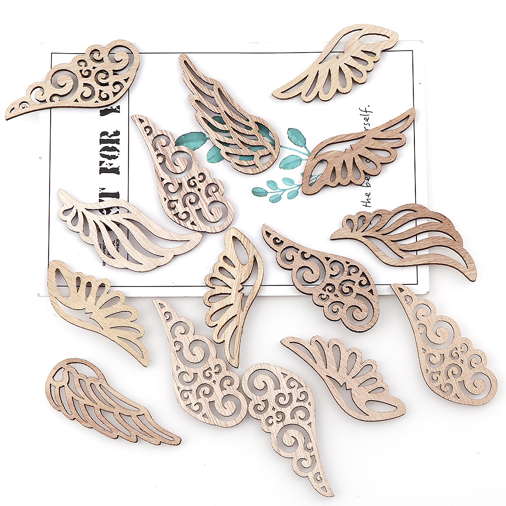 Embellishments For Scrapbooking - 40Pcs/bag 4 Styles DIY Angel Wings