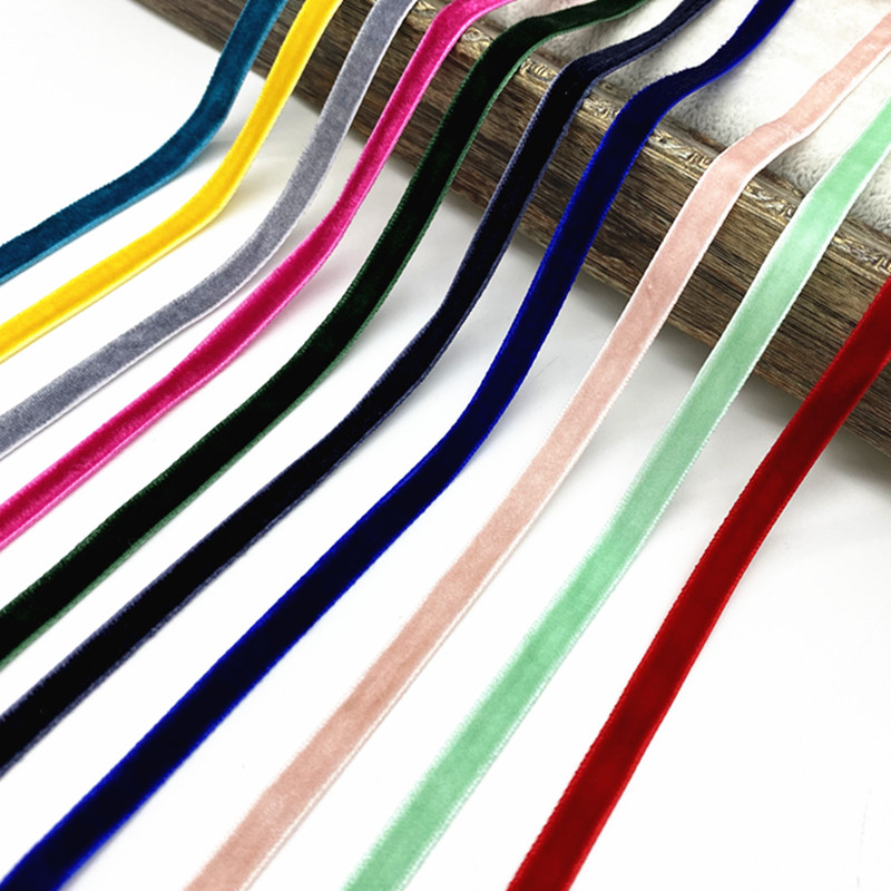 Velvet Ribbon Roll - 6-38mm Velvet Ribbon Wedding Party Decoration