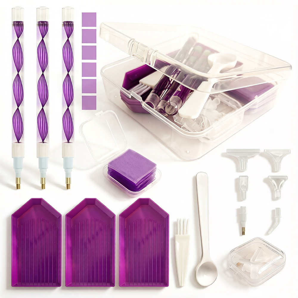 DIY Diamond Painting Tool Kit  - огляд і ціна Craft Embellishment Storage