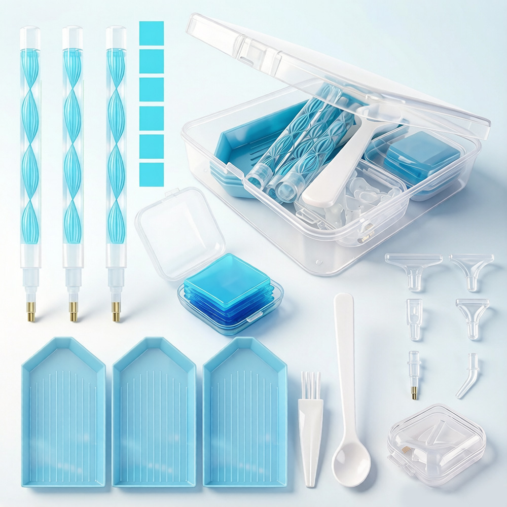 DIY Diamond Painting Tool Kit  - огляд і ціна Craft Embellishment Storage