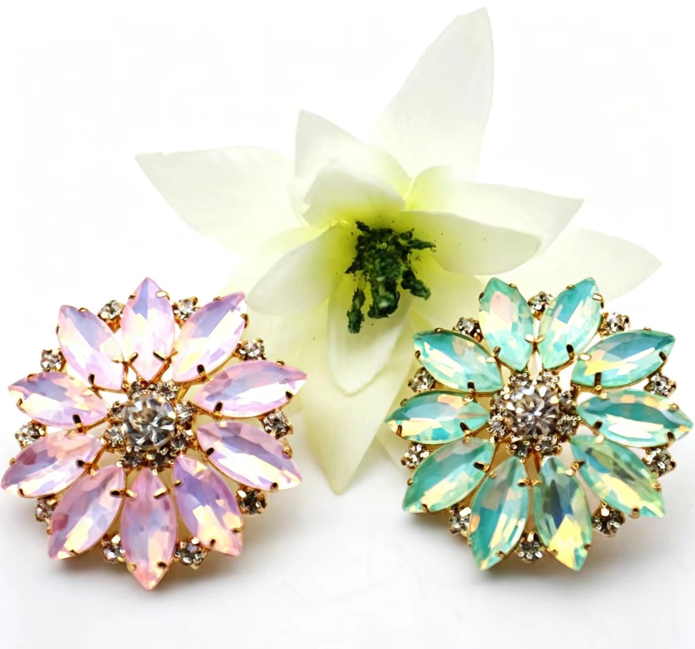 Mixed Color Flower Marquise Re - огляд і ціна Sew On Rhinestone