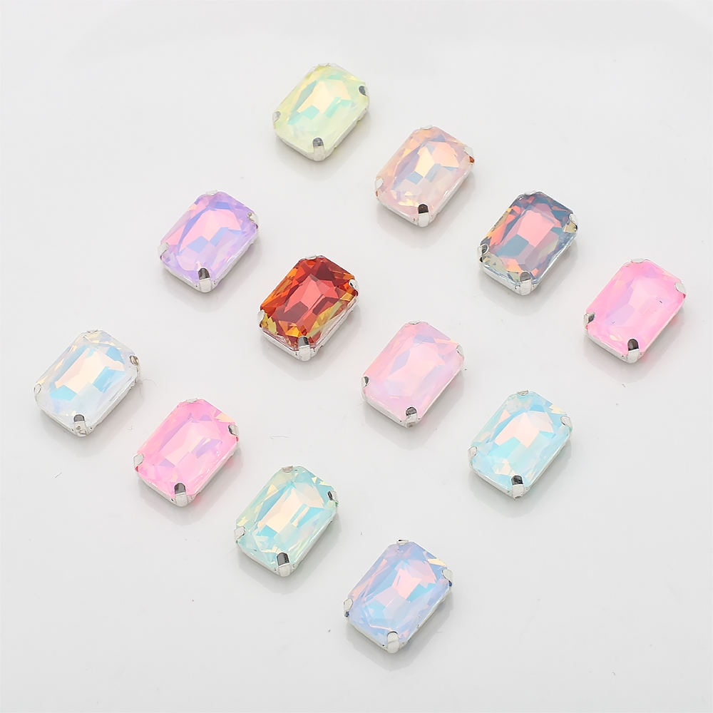 10 Pcs 10x14mm Sew On Rhinesto - огляд і ціна Sew On Rhinestone
