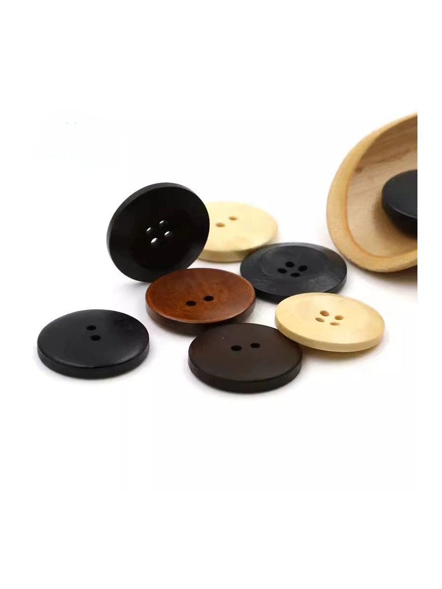 10pcs 18mm Round Wooden Button - огляд і ціна Embellishments For Scrapbooking