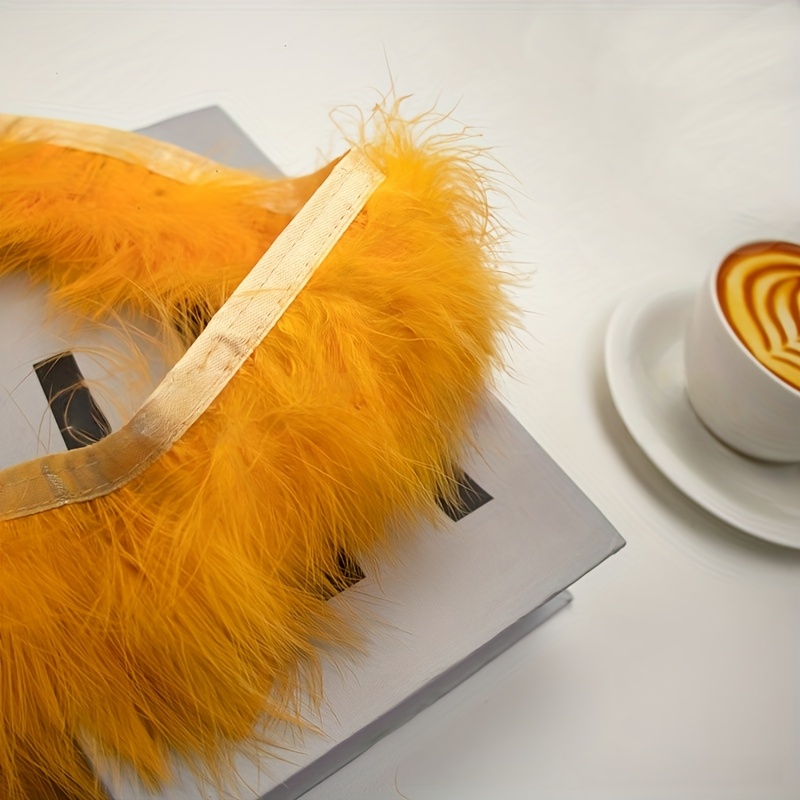 Fluffy Turkey Feathers Trim Fr - огляд і ціна Feather Trim Marabou