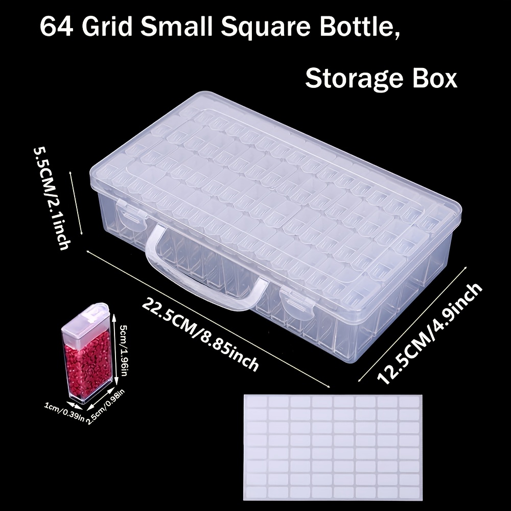 1/2/3/4Pack 64gird Diamond Pai - огляд і ціна Craft Embellishment Storage