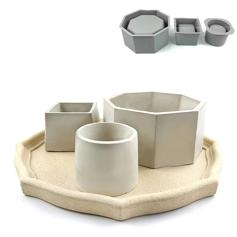 Flower Pot Silicone Mold For D - огляд і ціна Craft Embellishment Storage