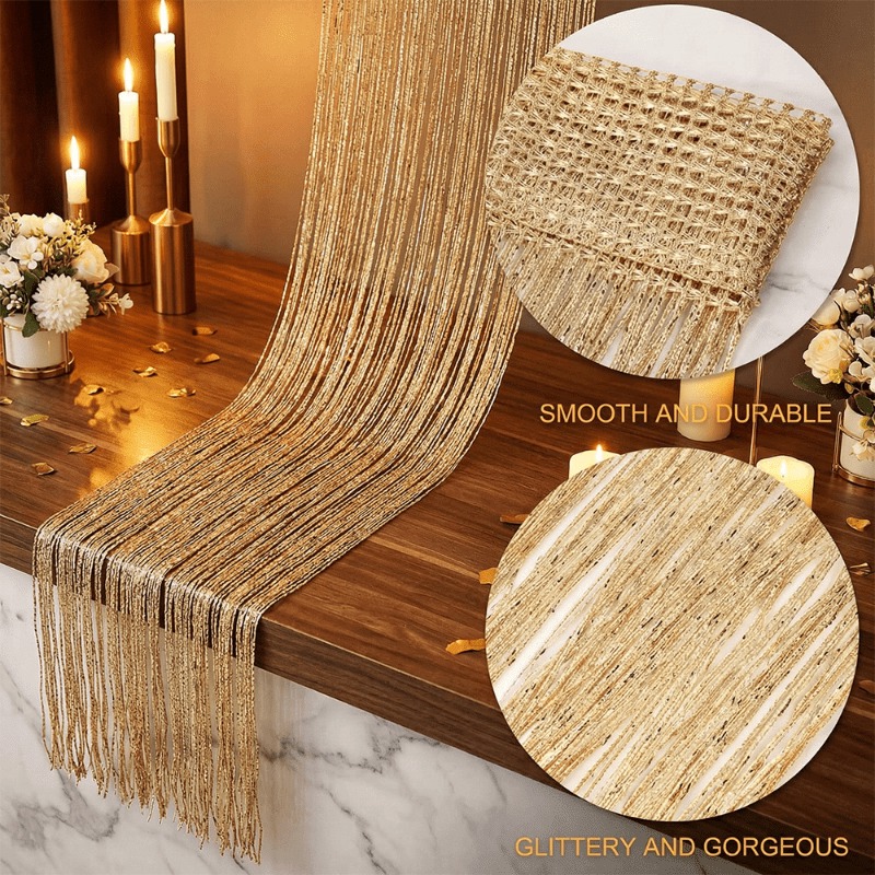 1PC gold Bohemian-style sparkl - огляд і ціна Sequin Fabric Panel