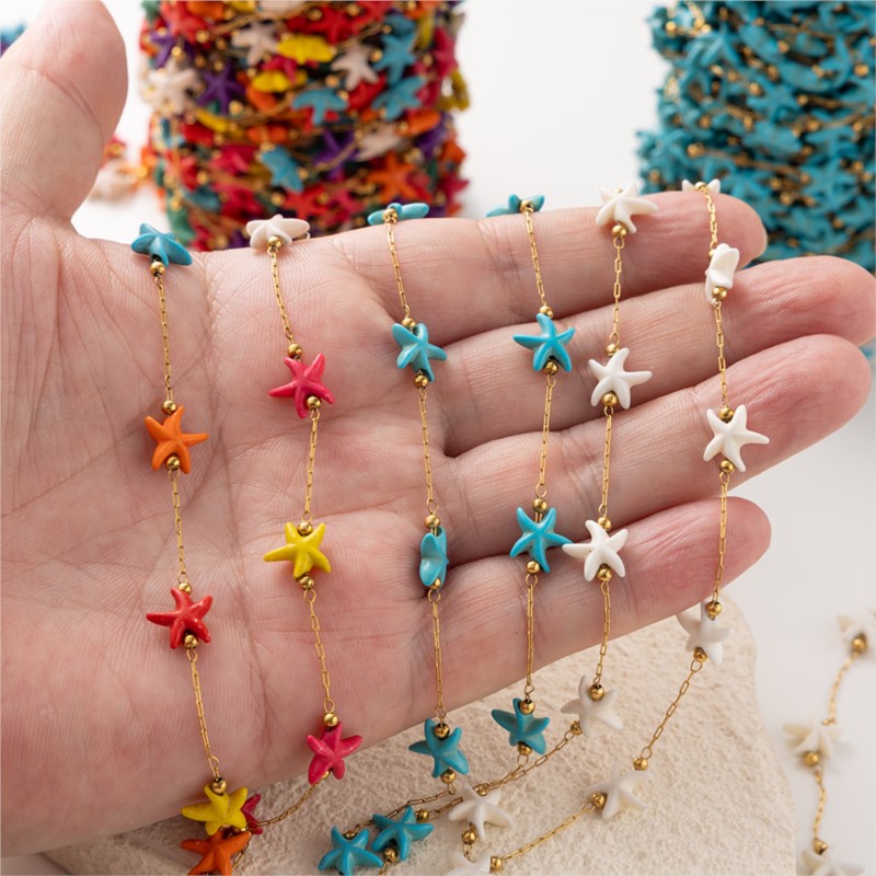 1Meter Stainless Steel Starfis - огляд і ціна Pearl Trim Chain