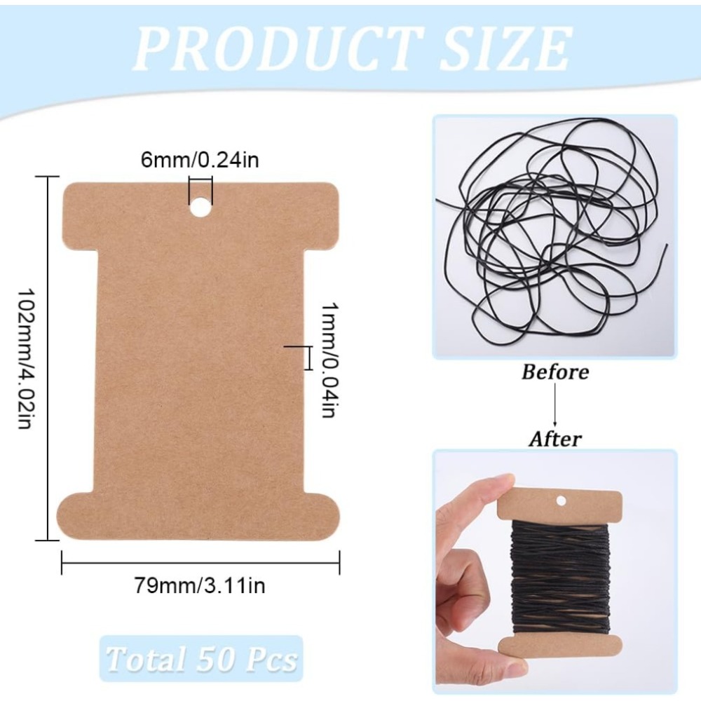 50Pcs Cardboard Spool Bulk Fla - огляд і ціна Organza Ribbon Spool
