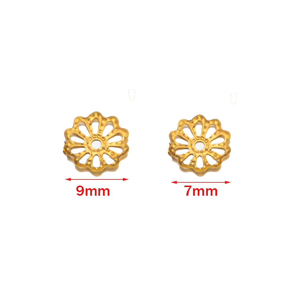 200pcs 7/9mm Filigree Flower H - огляд і ціна Embellishment Crafts