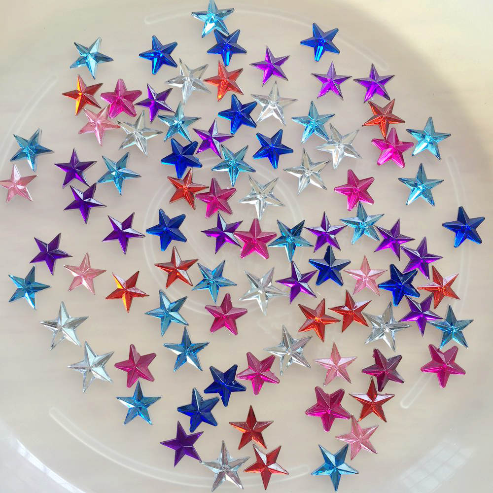 400pcs 10mm Crystal Star Shape - огляд і ціна Hotfix Rhinestone Sheet