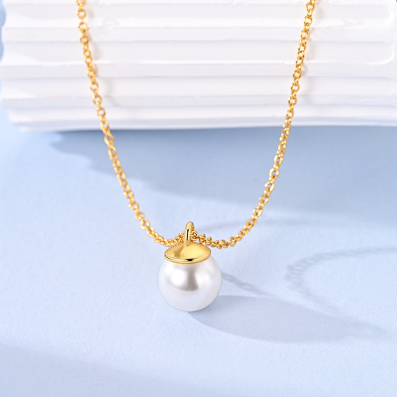 Original 925 Sterling Silver N - огляд і ціна Pearl Trim Chain