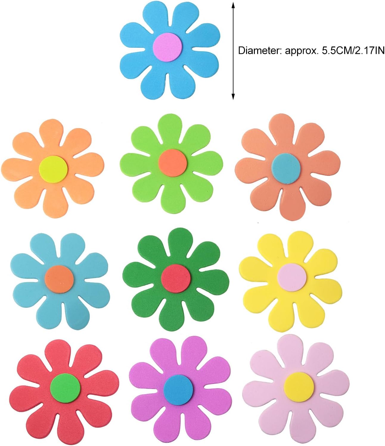 3D flower foam stickers Spring - огляд і ціна Embellish Craft