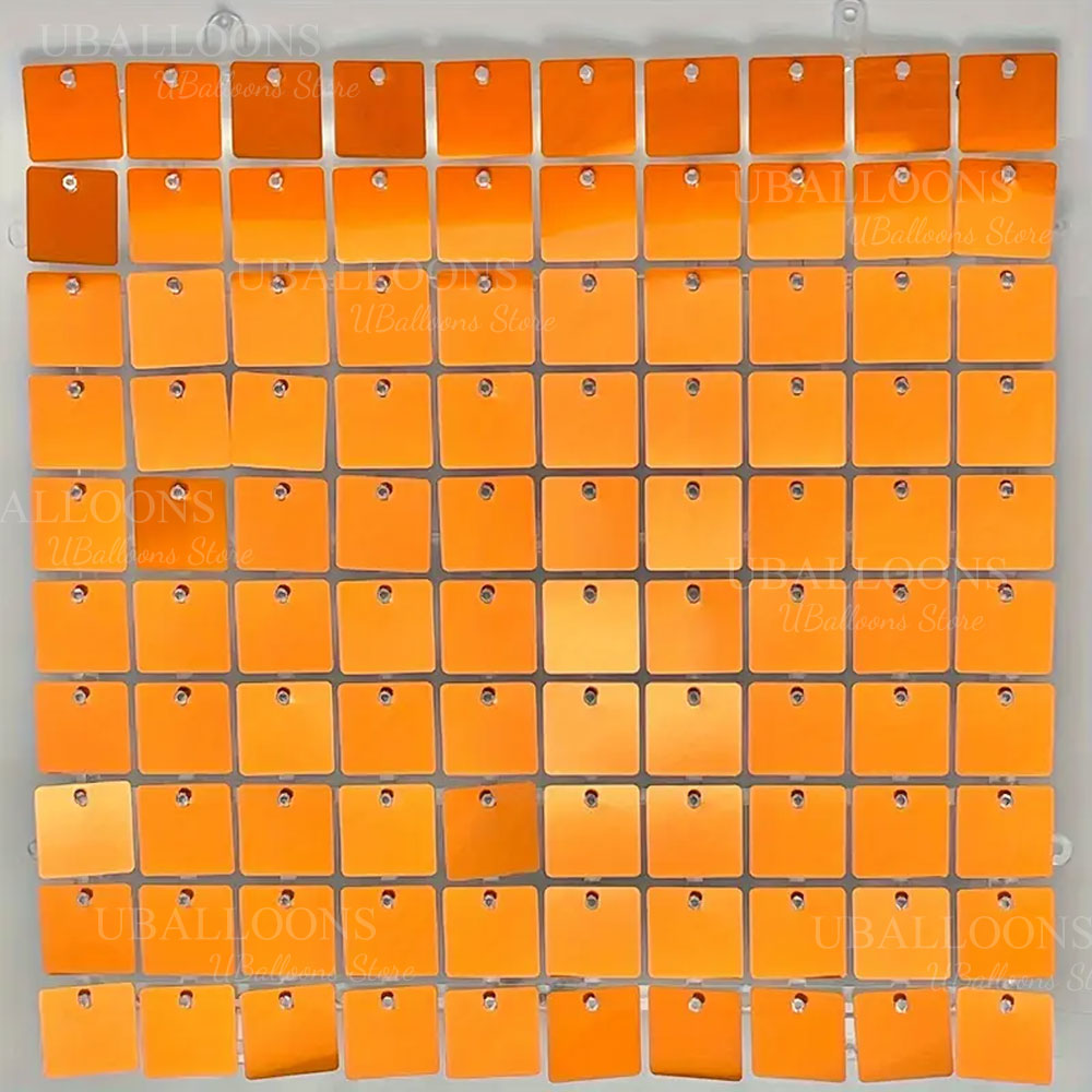 Bright Orange Shimmer Wall Bac - огляд і ціна Sequin Fabric Panel
