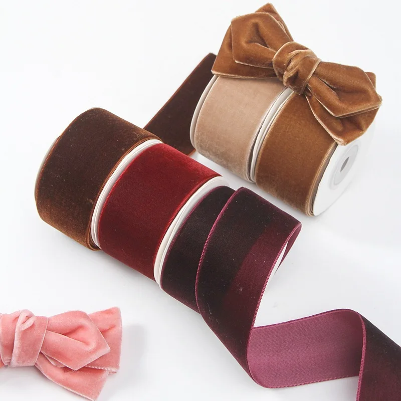 Classic 5yards 6mm-38mm Single - огляд і ціна Velvet Ribbon Roll