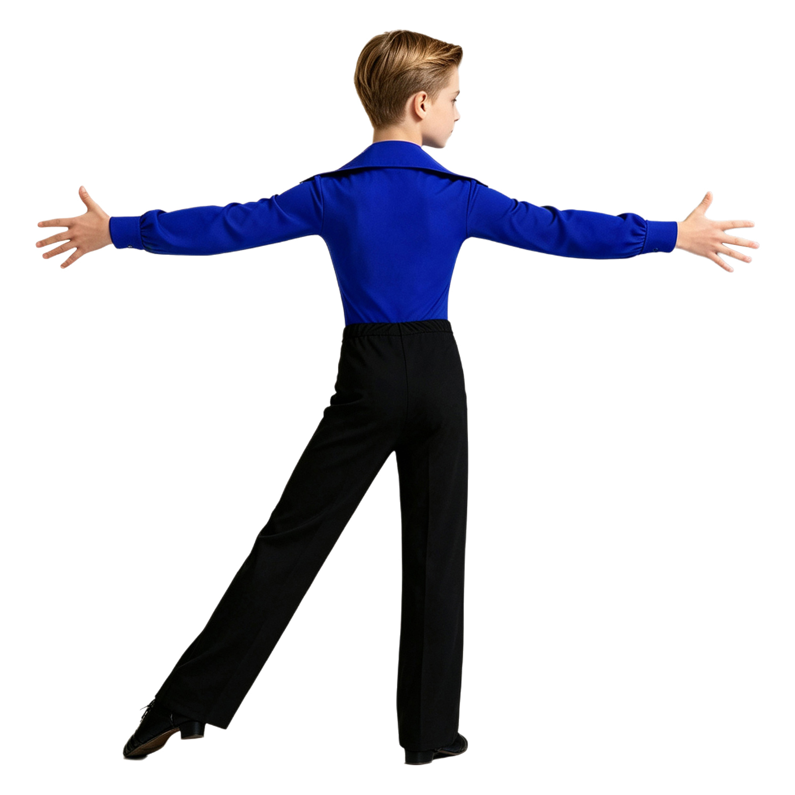 New Boy Latin Dance Costume Se - огляд і ціна Rhinestone Banding Trim