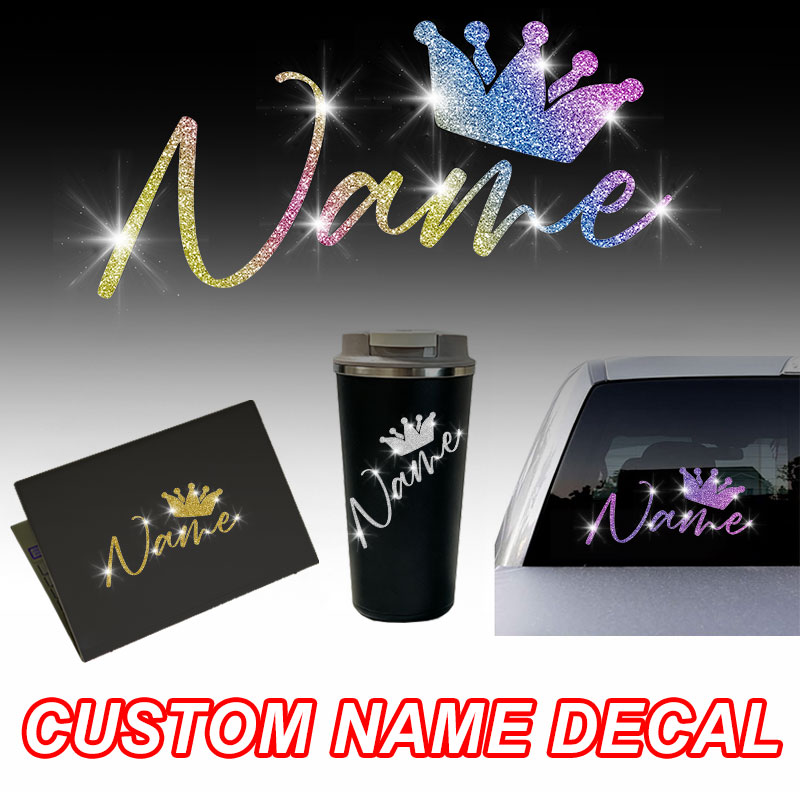 1PC Custom Glitter Crown and N - огляд і ціна Glitter Vinyl Roll