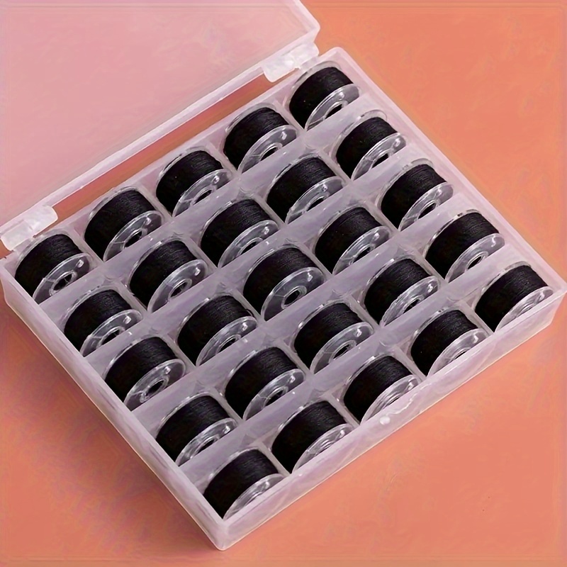 25/PCS/BOX Wound Sewing Thread - огляд і ціна Craft Embellishment Storage