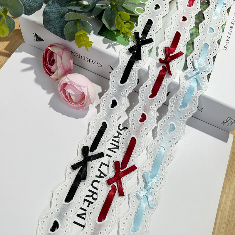 1yard Bow Pleated Lace Lolita  - огляд і ціна Lace Ribbon Trim