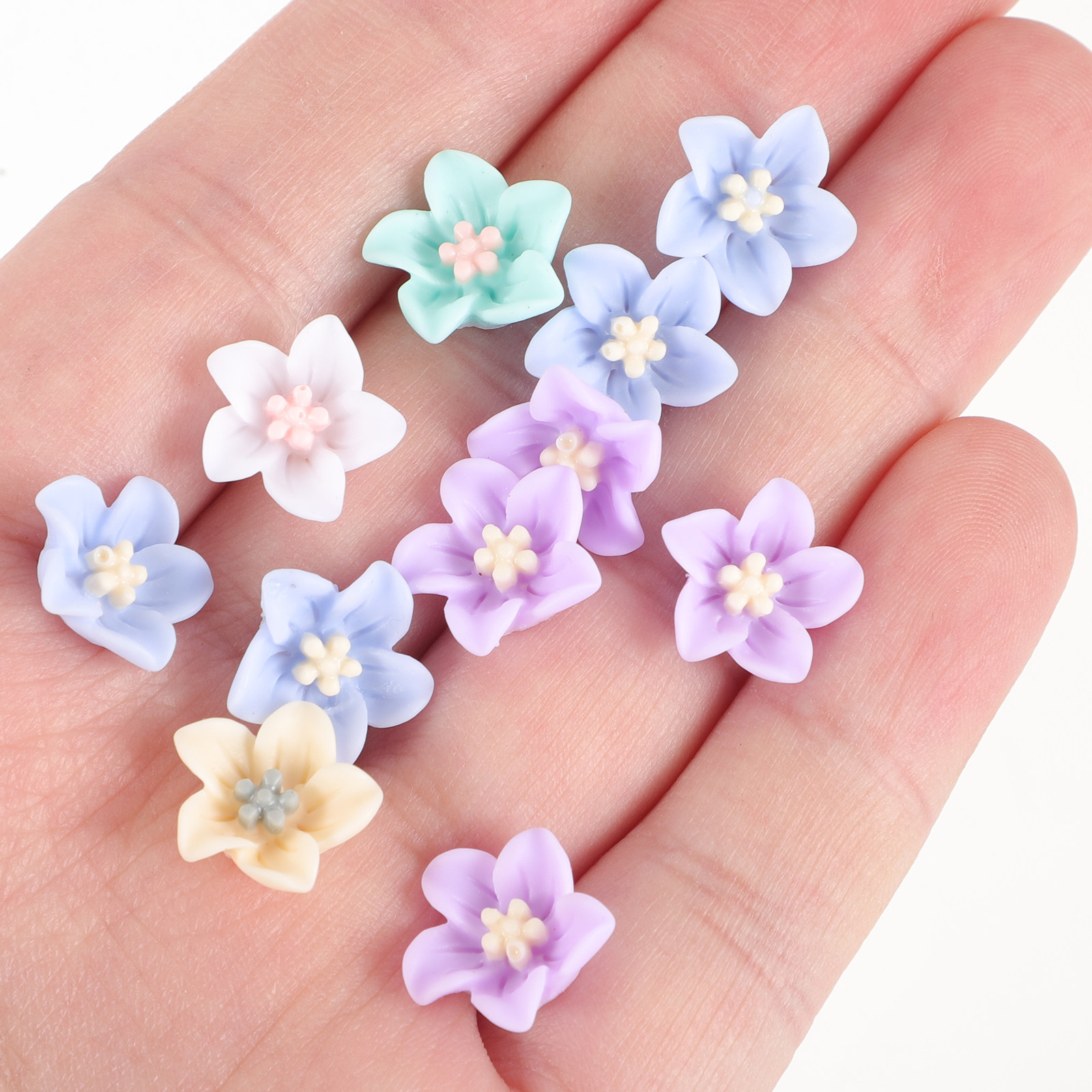 200Pcs Unique Resin Flower Emb - огляд і ціна Embellish Craft