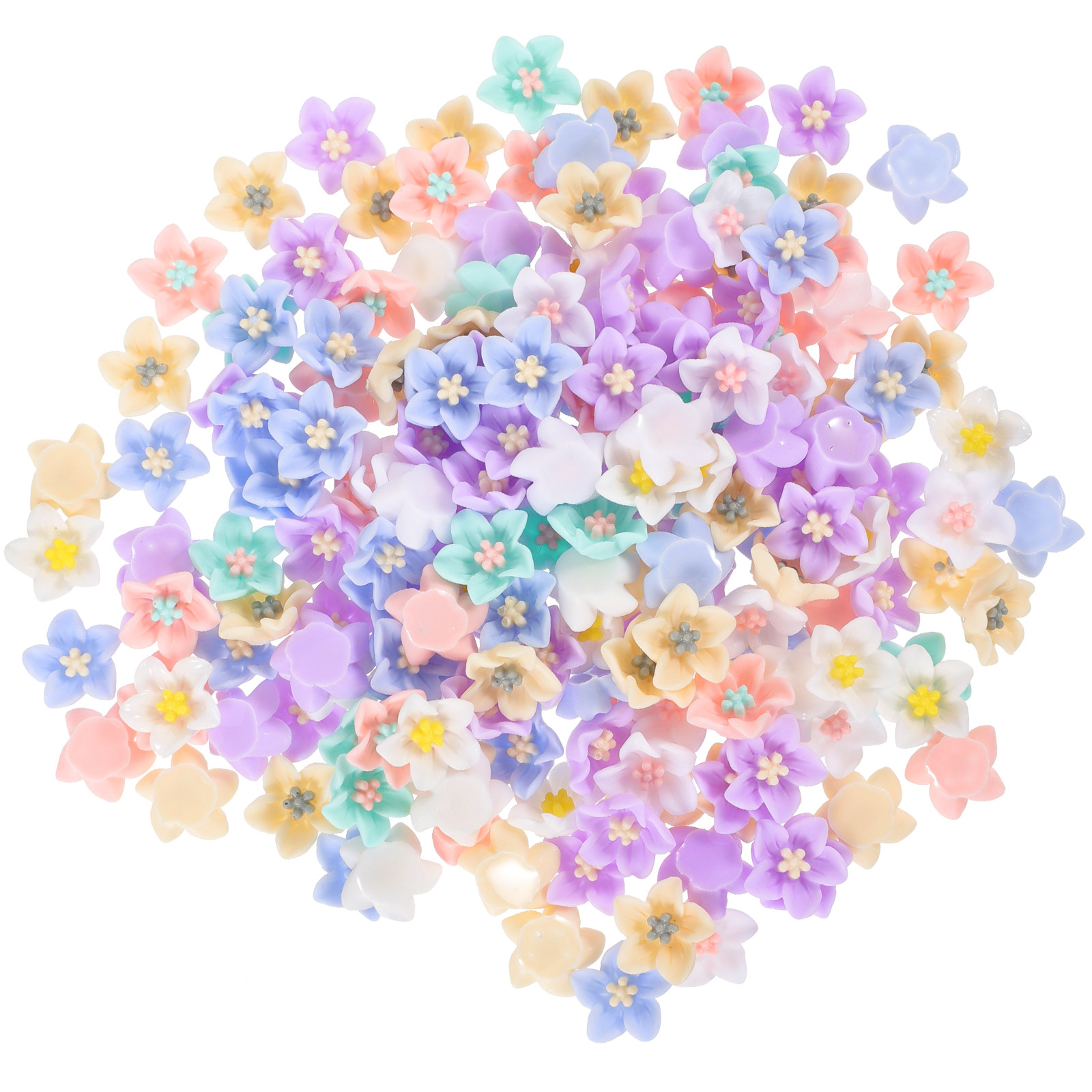 200Pcs Unique Resin Flower Emb - огляд і ціна Embellish Craft