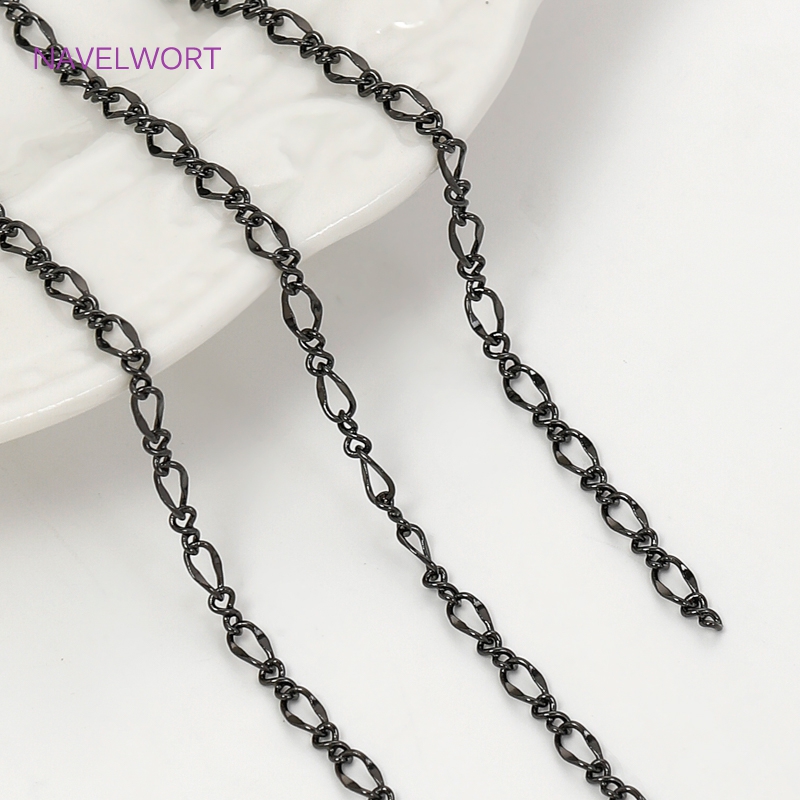 Black Color Oval Thin Chains F - огляд і ціна Embroidery Craft