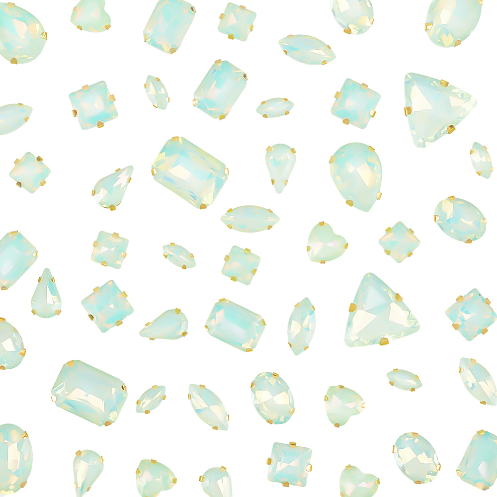 50Pcs Sew On Rhinestones Mixed - огляд і ціна Sew On Rhinestone