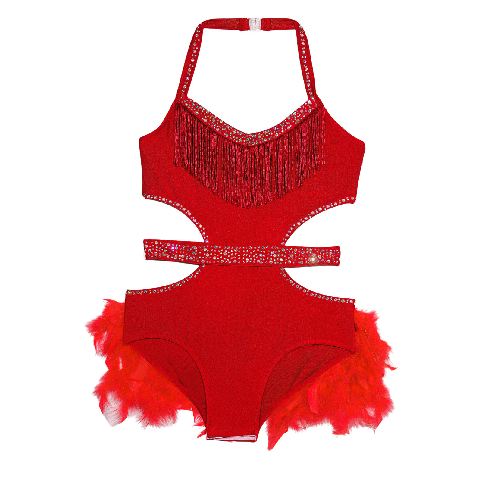 Kids Girls Latin Jazz Dance Co - огляд і ціна Rhinestone Banding Trim