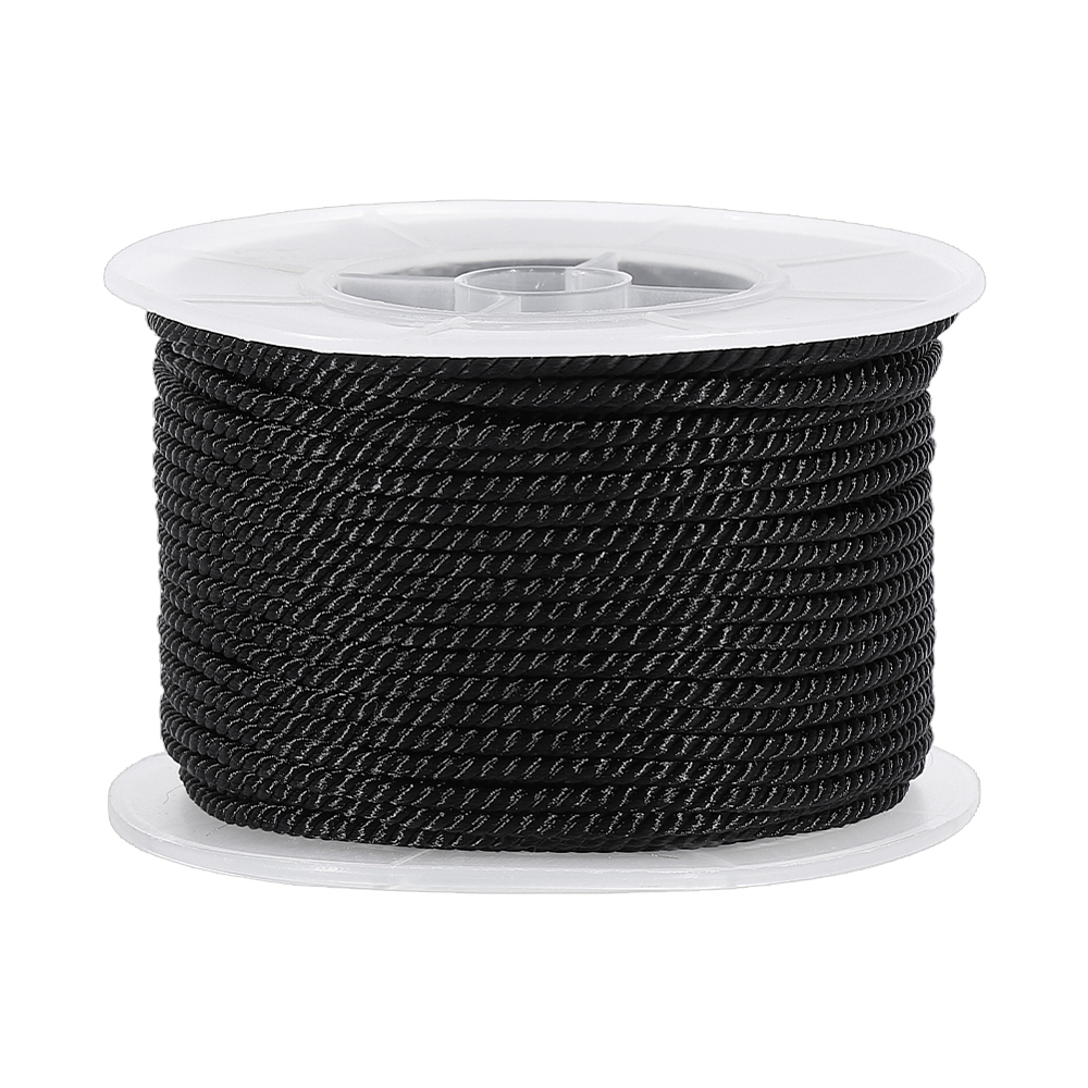 27.34 Yards Black Twisted Cord - огляд і ціна Cord Trim Twisted