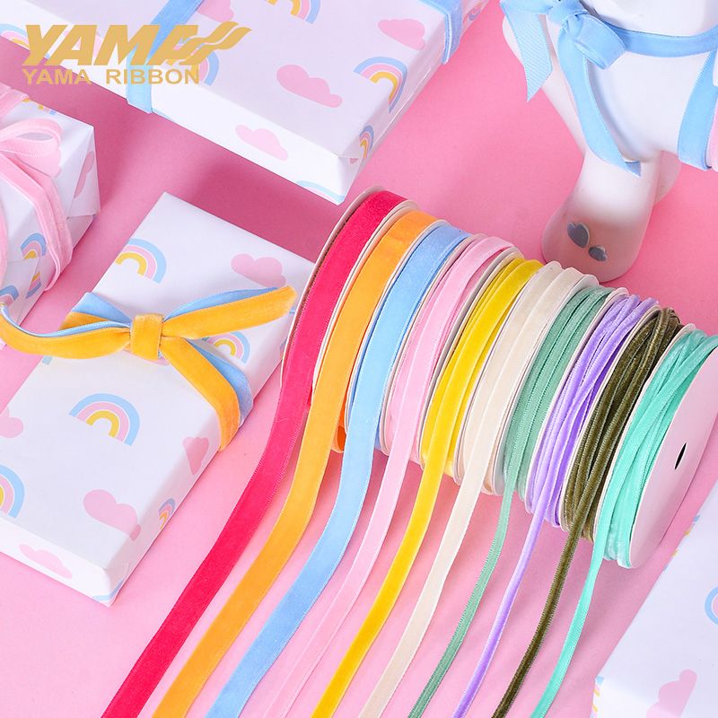 YAMA-Monochrome Velvet Ribbon, - огляд і ціна Velvet Ribbon Roll