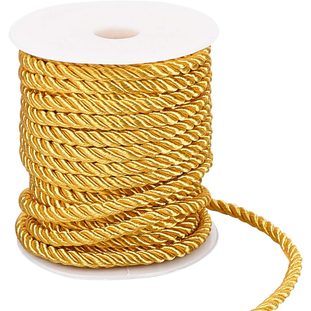 59 Feet Gold Cord 5mm Twisted  - огляд і ціна Cord Trim Twisted