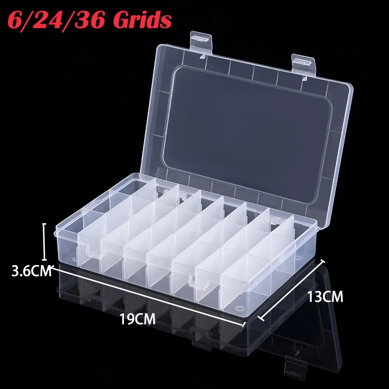 6/24/36 Grids Plastic Storage  - огляд і ціна Craft Embellishment Storage