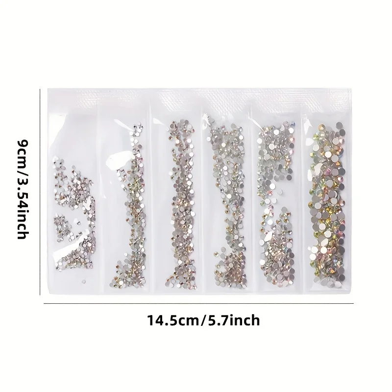 SWAGPICK SS3-10 Mix White AB G - огляд і ціна Hotfix Rhinestone Sheet