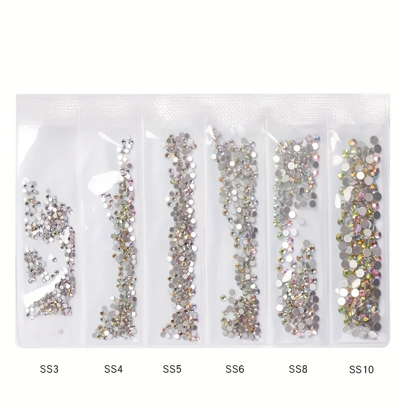 SWAGPICK SS3-10 Mix White AB G - огляд і ціна Hotfix Rhinestone Sheet