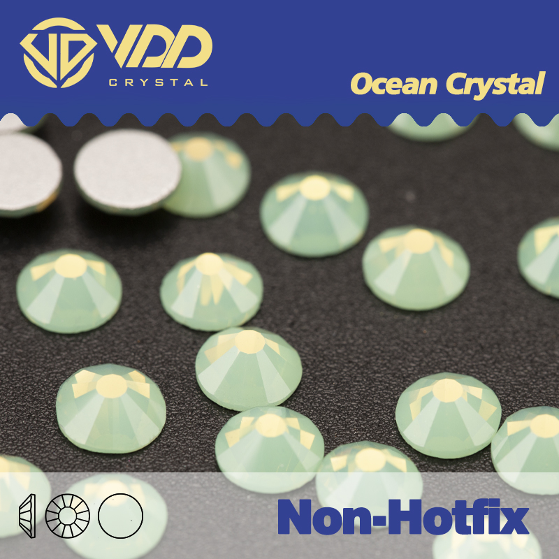 VDD 046 Green Opal  Crystals F - огляд і ціна Hotfix Rhinestone Sheet
