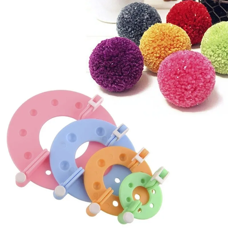 8PCS 4Sizes Fluff Ball Weaver  - огляд і ціна Pom Pom Maker Tool