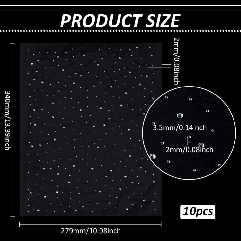 10 Sheet Glitter Hotfix Rhines - огляд і ціна Hotfix Rhinestone Sheet