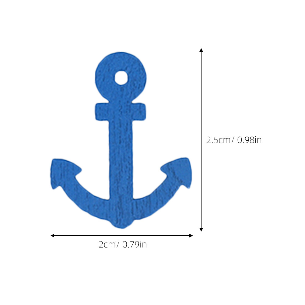 100 Pcs Wooden Anchor Mini Pen - огляд і ціна Embellishments For Scrapbooking