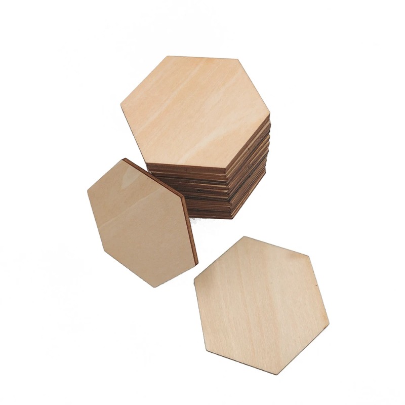 10-120mm Wooden Hexagon Blank  - огляд і ціна Embellish Craft