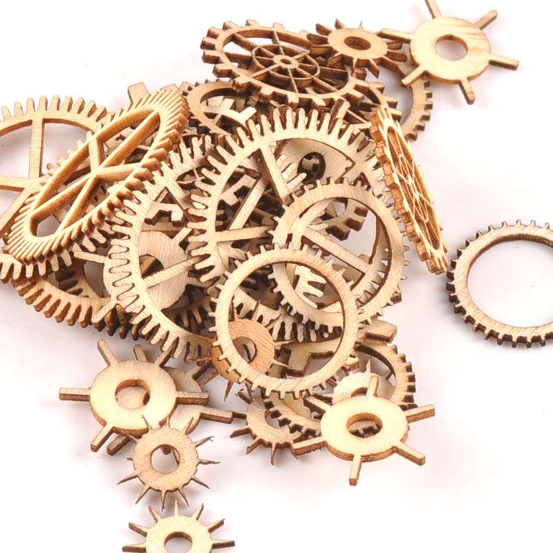 20-40mm 36pcs Unfinished Wood  - огляд і ціна Craft Embellishments