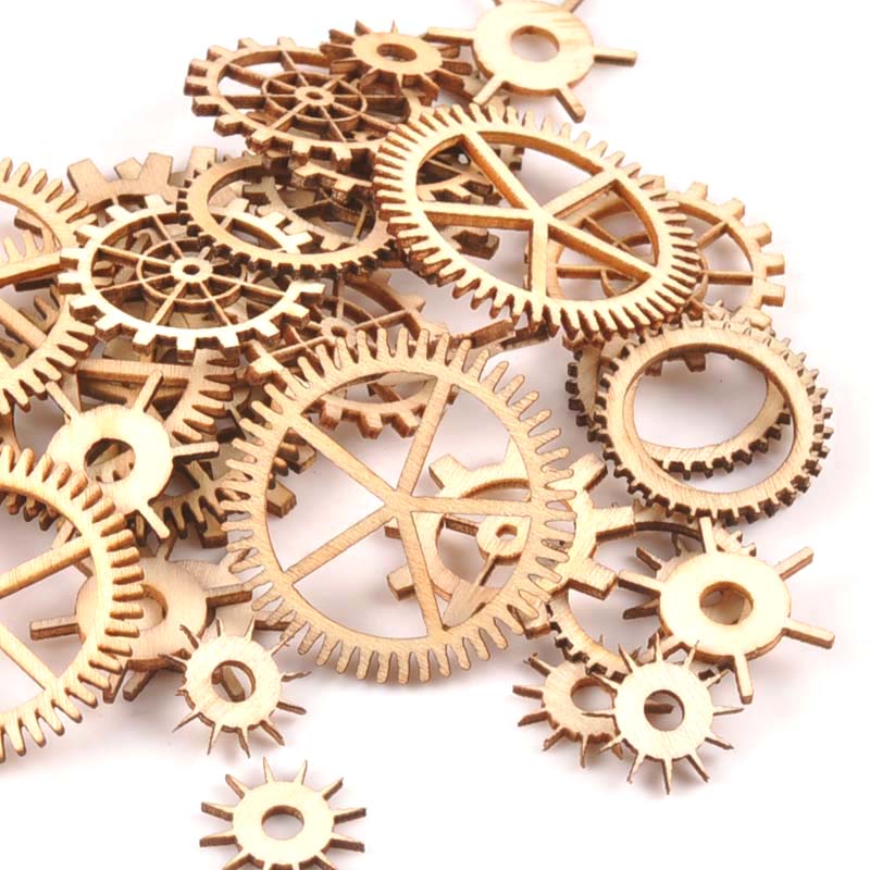 20-40mm 36pcs Unfinished Wood  - огляд і ціна Craft Embellishments