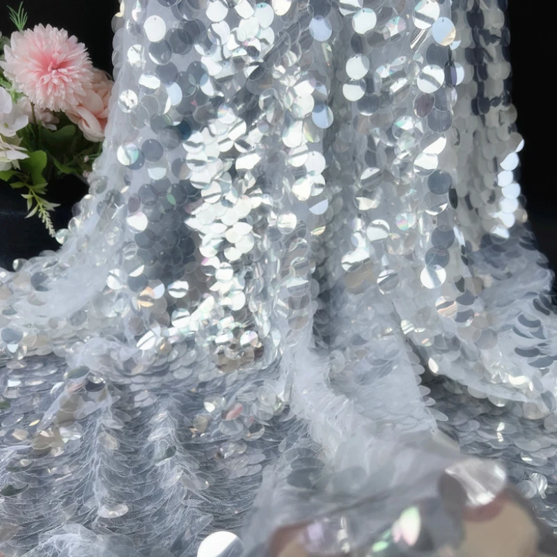 Encrypted Crystal Sequin Fabri - огляд і ціна Crystal Mesh Fabric