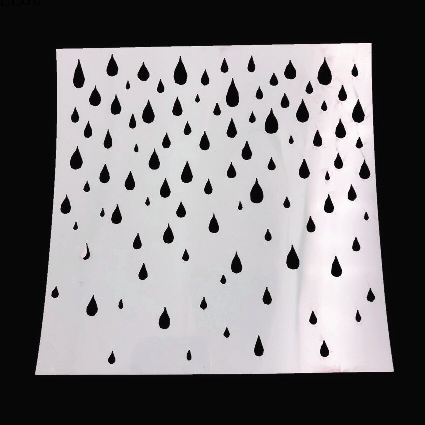 15*15 Raindrops Scrapbook Sten - огляд і ціна Embellishments For Scrapbooking