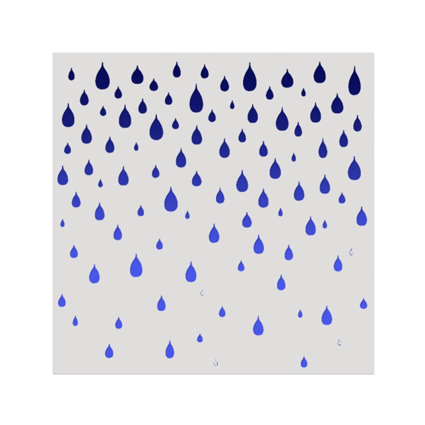 15*15 Raindrops Scrapbook Sten - огляд і ціна Embellishments For Scrapbooking