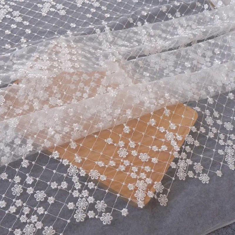 1yard polyester Water-soluble  - огляд і ціна Crystal Mesh Fabric