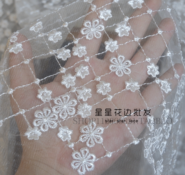 1yard polyester Water-soluble  - огляд і ціна Crystal Mesh Fabric