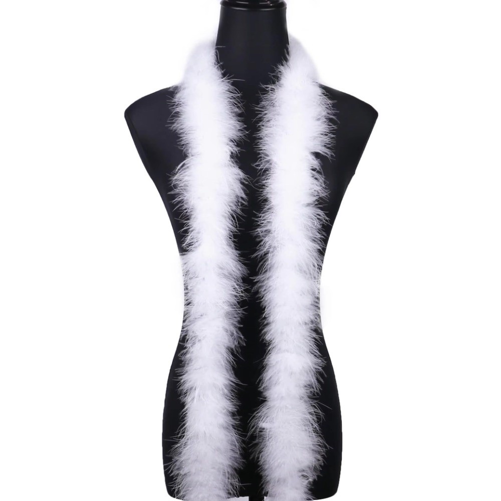 2 Meter Marabou Feather Boa Fa - огляд і ціна Feather Trim Marabou