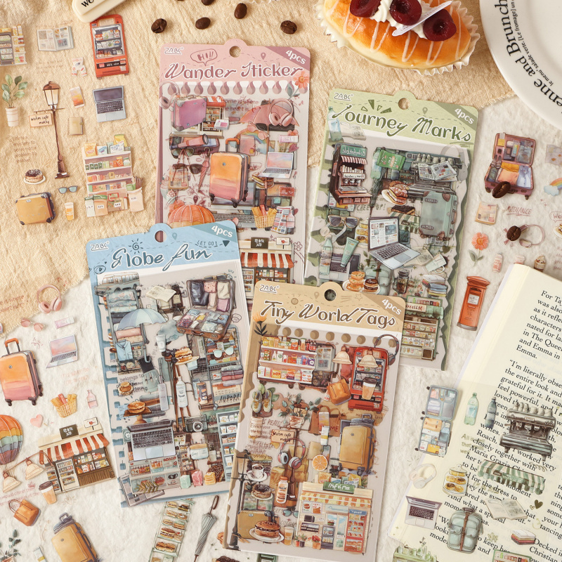 4pcs/pack Vintage Daily Item L - огляд і ціна Embellishments For Scrapbooking