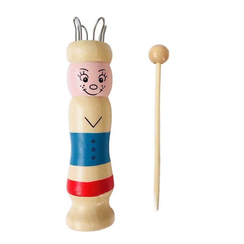 Wooden Doll French Knitter Kid - огляд і ціна Pom Pom Maker Tool